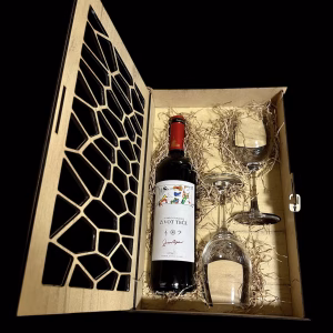 Zvonko Bogdan Život teče Gift Box 2 čaše - model saće