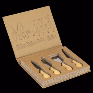 Formaggio - Set pribora za sir sa drvenom drškom 4/1